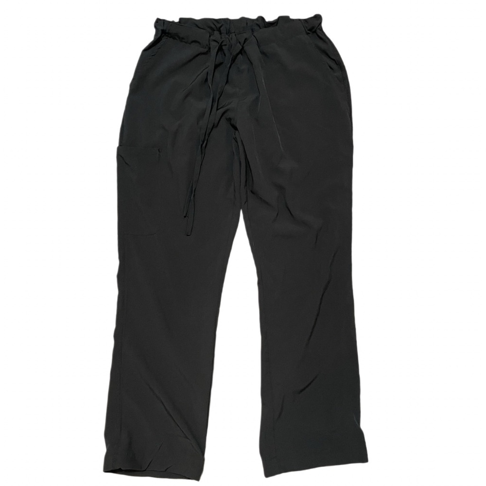 Divine Stretch JDM Uniforms Women's Scrubs Pants VW-851BLK Black S Drawstring